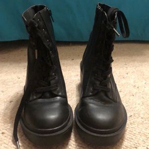 Black Combat Boots